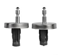 Viti per cerniera del coperchio del WC, 2 bulloni di fissaggio in acciaio inossidabile, per la sostituzione su coperchi WC standard con cerniere fisse superiori, compatibili con WC sospesi a parete