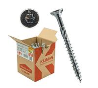 Viti per costruzione in legno Torx, a testa svasata zincate (4,5 x 50 mm, 250 pezzi)