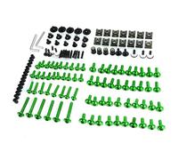 Viti Per Cupolino E Carene Moto Per Piaggio ZIP Typhoon City Fly X7 X9 X10 MP3 Kit Completo Di Bulloni, Dadi, Elementi Fissaggio Chiave Viti Carenatura Di Fissaggio(Verde)