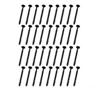 Viti per feritoia in vinile per fissaggio di pannelli ciechi, compatibili con i comuni tipi e materiali di telaio cieco, per prestazioni costanti (36 pezzi)