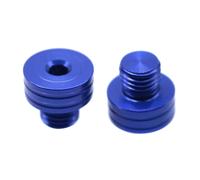 Viti per foro specchietto retrovisore, 2 pezzi in alluminio M10, calotte specchietto retrovisore, adatte