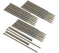 Viti per grondaia da 17,8 cm con ghiera in acciaio inossidabile, facili da installare, per lavori di restauro e manutenzione del tetto, colore marrone, confezione da 20