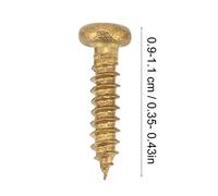Viti per la Sostituzione della Chitarra Pacchetto di 50 Viti Ad Alta Resistenza Design di Placcatura Che Ha Facile Installazione Si Adatta Alla Maggior Parte dei Pickup per Bassi (GOLD)
