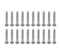 Viti per legno a testa esagonale in acciaio inossidabile, set da 20 pezzi, progettate per uso domestico e industriale, forniscono soluzioni di fissaggio forti (5/16 x 2)