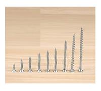 Viti per legno autofilettanti, viti, chiodi a testa svasata a testa svasata piana con impronta a croce, M4-Zinco bianco M4 * 27mm (600 pezzi)