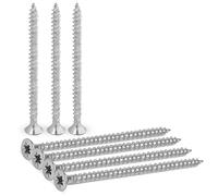 Viti per legno da 3,5 x 50 mm (9/64 "x 2") - Viti a testa svasata in acciaio zincato per impieghi gravosi per tutti i tipi di legno