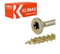 Viti per legno Torx, filettatura parziale, zincate, Ø 6 x 160, 100 pezzi