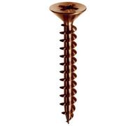 VITI PER LEGNO TRUCIOLARE BRONZATA PANELVIT MUSTAD CROCE PZ TESTA SVASATA PIANA