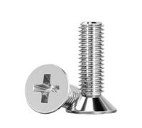 Viti per metalli, viti a testa piatta, Pack Of 20 M4x160-180mm Countersunk Head Phillips Screws 304 Stainless Steel Full Thread(M4*180 20)