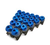 Viti per moto Per GTR1400 ZX14R Z1000SX H2R KLZ1000 Kit Viti Fissaggio Carenatura Universale Moto Clip Bulloni A Molla Kit Montaggio Moto(Blue)