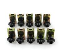 Viti per moto Per S1000RR Per S1000R Per S1000XR Per R1200RS Per R1200GS Per F800GS 10 Pezzi Clip Di Fissaggio Universali Per Moto Viti Per Dadi A Molla Bulloni(Black)