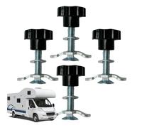 Viti per profilo L - Dado a stelo filettato con per fissaggio a | Parti antiscivolo per L e di ricambio per camion, aerei, magazzini, garage e