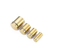 Viti per specchi, 10 viti pubblicitarie in acciaio inossidabile, lunghezza 12-25 mm, distanziatrici for cartelli in adatte for fissaggi distanziali(Golden,M12X20mm)