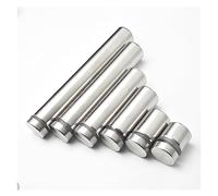 Viti per specchi, 4/6 pezzi 12/16/19/25 mm distanziatori pubblicitari in acrilico in acciaio inossidabile chiodi a spillo(D19x25mm 4pcs)