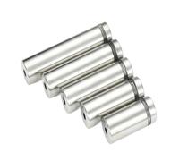 Viti per specchi, 4/6 pezzi 12 mm in acciaio inossidabile acrilico distanziatori pubblicitari chiodi perno s Hardware(D19x60mm 6pcs)