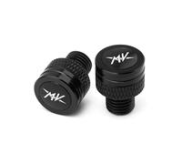 Viti per specchietti Moto Per Agusta F3 675 800 Brutale 1000 Motocicletta M10*1,25 Viti In Alluminio Bulloni Tappi Per Fori Specchio(Black)