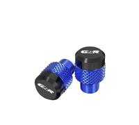Viti per specchietti Moto Per GSR750 GSR600 GSR400 Motocicletta M10 Bullone A Vite Con Tappo Per Foro Specchio In Alluminio(Blue)