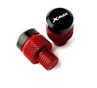 Viti per specchietti Moto Per XMAX300 XMAX250 XMAX400 NMAX 155 125 Motocicletta CNC Specchi Tappi Viti Copri Foro Specchio(Red-xmax)