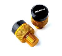 Viti per specchietti Moto Per XMAX300 XMAX250 XMAX400 NMAX 155 125 Motocicletta CNC Specchi Tappi Viti Copri Foro Specchio(Yellow-XMAX)