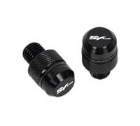 Viti per specchietto retrovisore moto Per Suzuki SV650 SV650S SV 650 650S 1999-2022 2023 Accessori Moto CNC Tappi Per Fori Specchietti Viti Bulloni Di Copertura(Black)