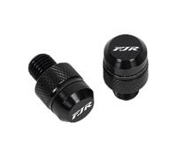 Viti per specchietto retrovisore Per FJR1300 Accessori Moto CNC Tappi Per Fori Specchietti Viti Bulloni Cappucci Di Copertura(Black)