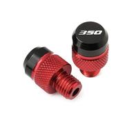 Viti per specchietto retrovisore Per Forza 250 300 350 750NSS NSS350 Specchietti Per Moto CNC Tappi Per Fori Viti Cappucci Copri(Red)