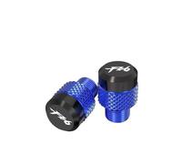 Viti per specchietto retrovisore Per FZ6 2004-2015 Moto M10*1,25 Viti In Alluminio Bulloni Tappi Per Fori Specchio(Blue)