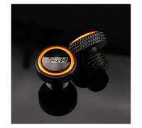 Viti per specchietto retrovisore Per GSXS750 GSXS1000 Accessorio CNC Per Moto Da 10 Mm Vite Tappo Foro Specchio M10*1,25(LOGO 750 Orange)