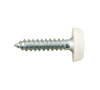 Connect Targa Vite 25.4x2.5cm Bianco Polytop 100pc 31546