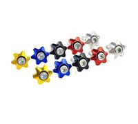 Viti Per Targa Di Moto Auto Con Forma A Stella Diametro Filettato In Alluminio