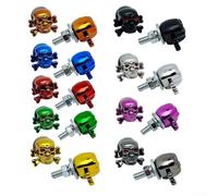Viti per targa M6 Bone Head Design ABS + acciaio per (set)