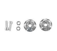 Viti per targa per moto Alluminio 6MM Anodizzate Colorate Viti(silver) | Alluminio anodizzato, processo CNC, resistenza usura, foro 6mm, finitura colorata premium
