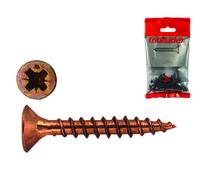 VITI PER TRUCIOLARE TPS POZIDRIVE BRONZATE- - ø mm.4x25 in blister pz.25 - 10...