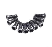 Viti per utensili per tornio CNC, 10 pezzi, M2 5 per viti a testa Torx M3 5, per sostituire inserti in carburo in macchinari, incluso assemblaggio nave (M2,5 x 7 mm)