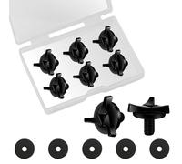 Viti per Visiera Casco Da Moto,Viti per Visiera per Casco,Viti per Casco Da Moto,Accessori per Casco Da Motocicletta,Vite Di Sostituzione Del Casco,Viti Casco Moto,Nero,6 Pezzi