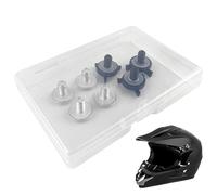 Viti per visiera per cappello da moto - Set di bulloni per il casco, viti del tappo della visiera | Parti di sostituzione del casco per moto, accessori a vite in alluminio per cappello da motocross, a