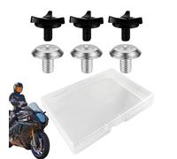 Viti per visiera per cappello da moto, viti in alluminio per visiera moto, per riparazione visiera moto, set di viti per casco da moto per un montaggio sicuro della visiera