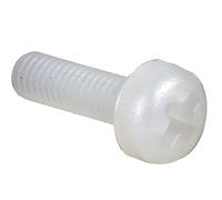 Viti Phillips A Testa Piana In Nylon M3 X 9,9Mm, Confezione Da 100 - NMS 310 01