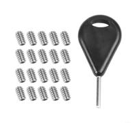 Viti Pinne Surf Acciaio 20pz con Chiave per fcs Viti Pinne Surf
