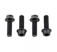 Viti Portaborraccia Bici Set 4pz Alluminio Nero Leggere