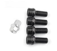 Viti Ruote Auto Compatibile Con Per Golf Per MK4 Per B5 1998 1999 2000 2001 2002 2003 2004 2005 Set Bulloni Dadi Antifurto Con Chiave Dado Antifurto 8D0601139F
