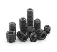 Viti senza testa a passo fine M6 x 0,75 mm, viti con esagono incassato a punta svasata, acciaio ad alta resistenza, grado 12,9 (N. 503)(M6 x 0.75 x 16mm,5Pcs)
