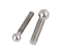 Viti Senza Testa A Sfera Inox 304 M3-M20 | Vite A Sfera Inox 304, Supporto Girevole Universale M3 M4 M5 M6 M8 M10 M12 M16 M20(5pcs M8X55X12)