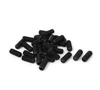 Viti senza testa in acciaio legato con punta esagonale a 20 filetti da 1/4" x 5/8" 30 pezzi