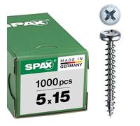 Viti Spax Pan-Head-Z, 5 x 15 mm, galvanizzato, 1000 pcs
