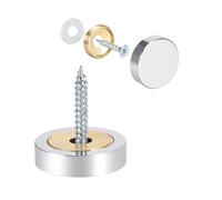 Viti specchio decorativo coperchio Cappucci Chiodi acciaio inossidabile 25mm 4pz