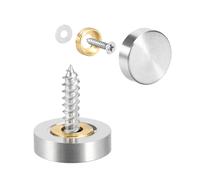 Viti specchio decorativo coperchio Cappucci chiodi acciaio inox 18mm 8pz