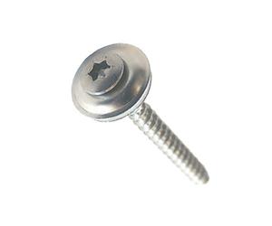 Viti spengler in acciaio inox 4,5 x 65 mm | VE = 100 pezzi | con guarnizione D = 15 mm | viti A2