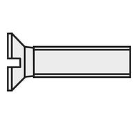 Viti svasate M4 30 mm Intaglio DIN 963 Plastica Poliammide 10 pz. TOOLCRAFT 800276