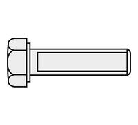 Viti testa esagonale M1.6 10 mm Esagonale DIN 933 Ottone 10 pz. TOOLCRAFT 216372